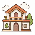 House elevation design and exterior planning by Chithra Archdesign